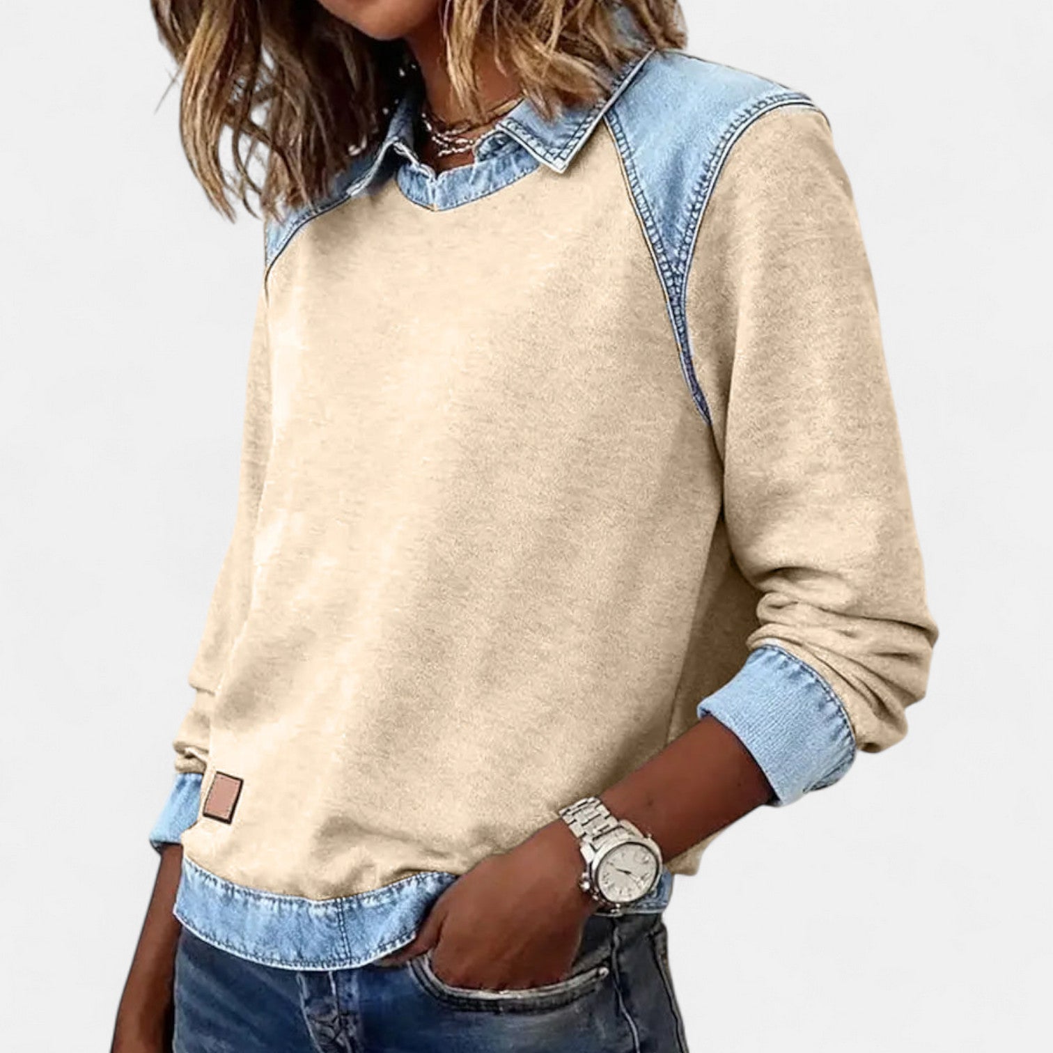 Women's Trendy Long-Sleeve Sweater, Fitted Silhouette | Sleek Modern Cut, Everyday Layer | 6 Colorways | S–3XL