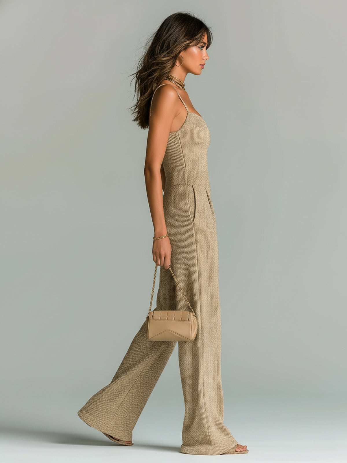 Issa™ | Ribbed Wide-Leg Jumpsuit