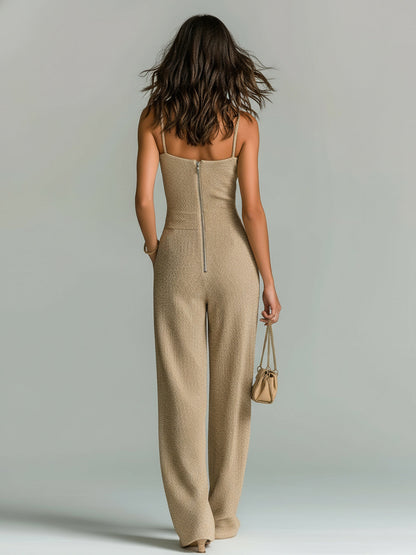 Issa™ | Ribbed Wide-Leg Jumpsuit