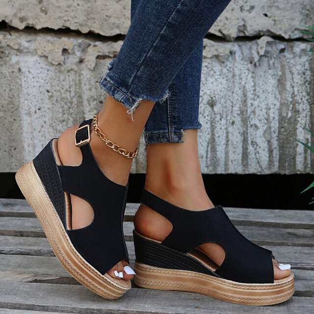 Maeve™ | Relaxed Wedge Sandals