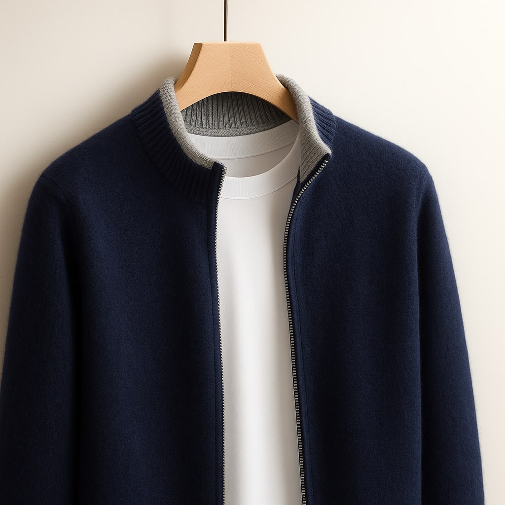 Charles | Premium Refined Zip Jacket