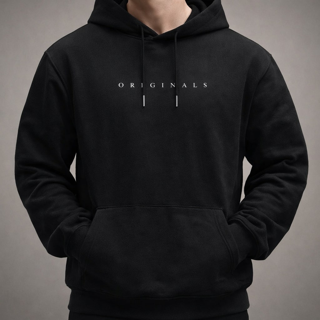 Jesse Mens Relaxed Fit Hoodie with Kangaroo Pocket