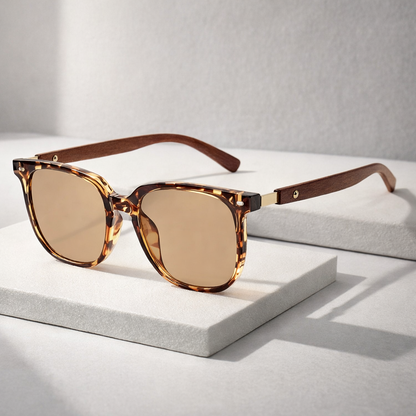 Montclair Wood-Temple Sunglasses