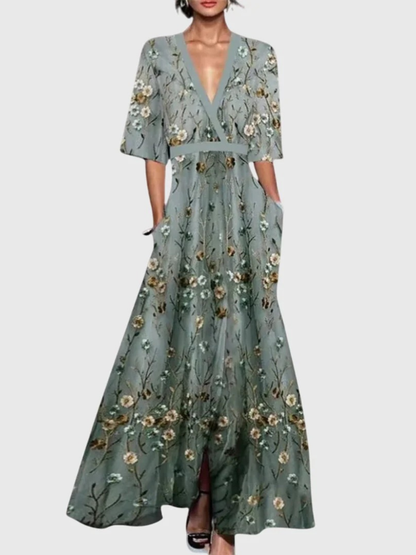 Christelle™ | Elegant Spring Maxi Dress