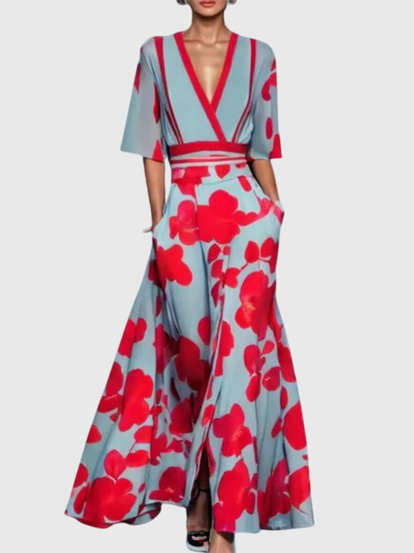 Christelle™ | Elegant Spring Maxi Dress