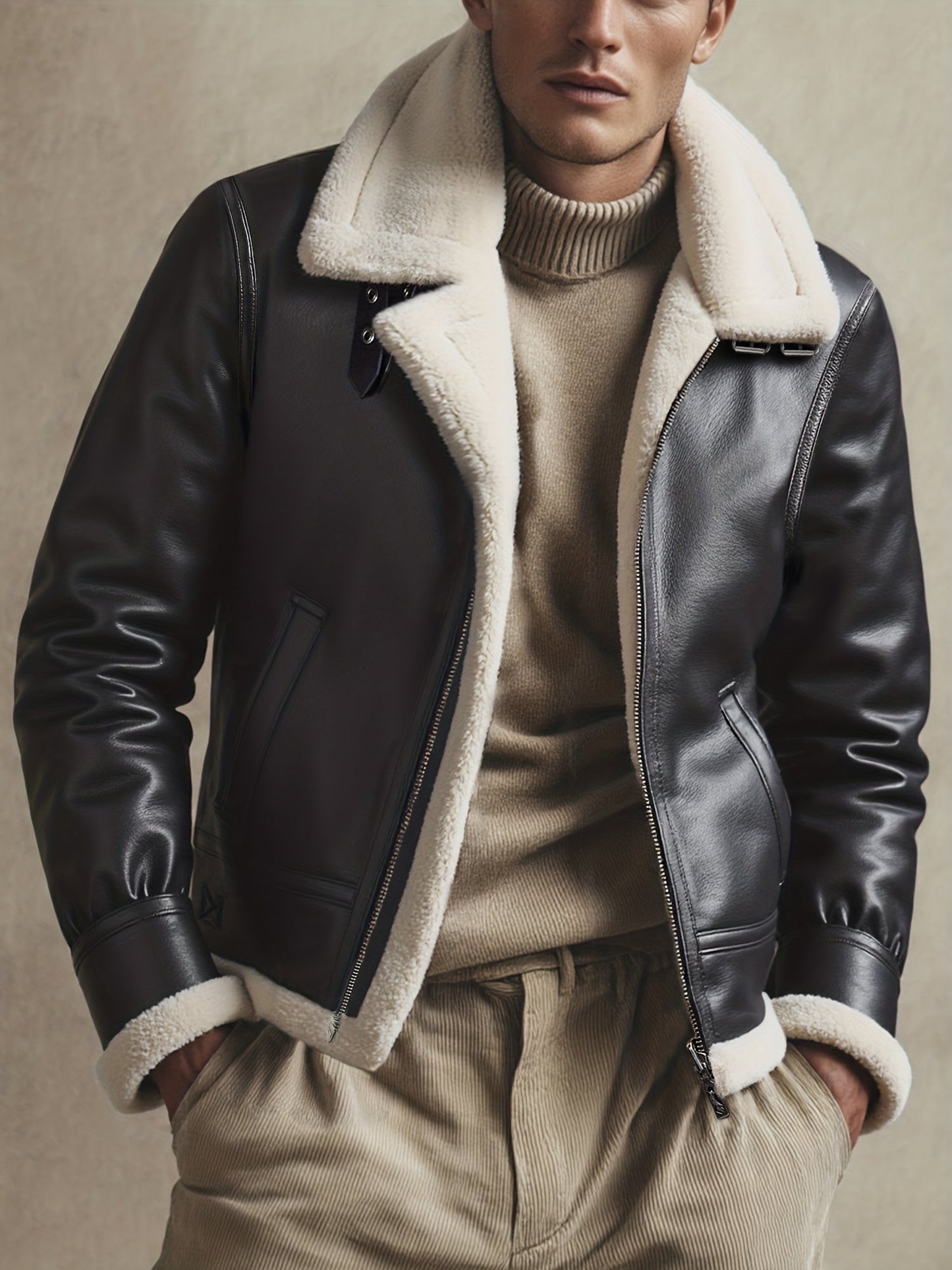 LOUIS | WARM MOTORCYCLE JACKET FOR FALL AND WINTER