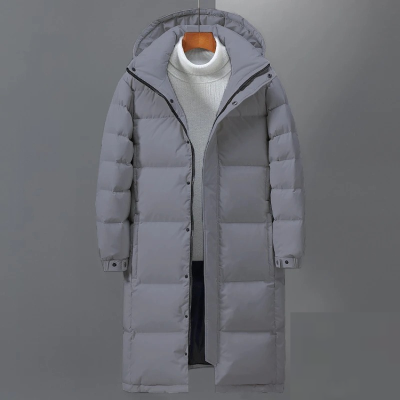 Robert | Herren Langer Steppmantel mit Kapuze — Isolierter Winter-Steppmantel in 3 Farben | Westmere