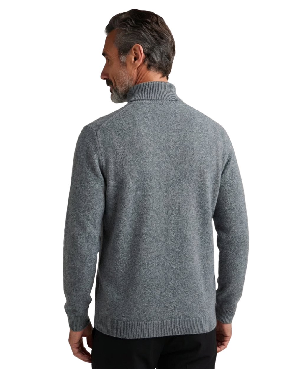 Elegant cashmere turtleneck sweater