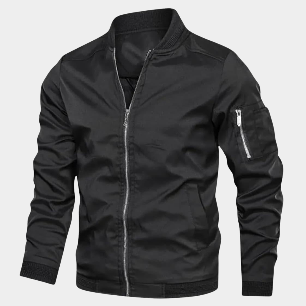 Silvan | Herren Klassische Sommer-Bomberjacke — Leichte Bomber in 4 Farben S–3XL | Westmere