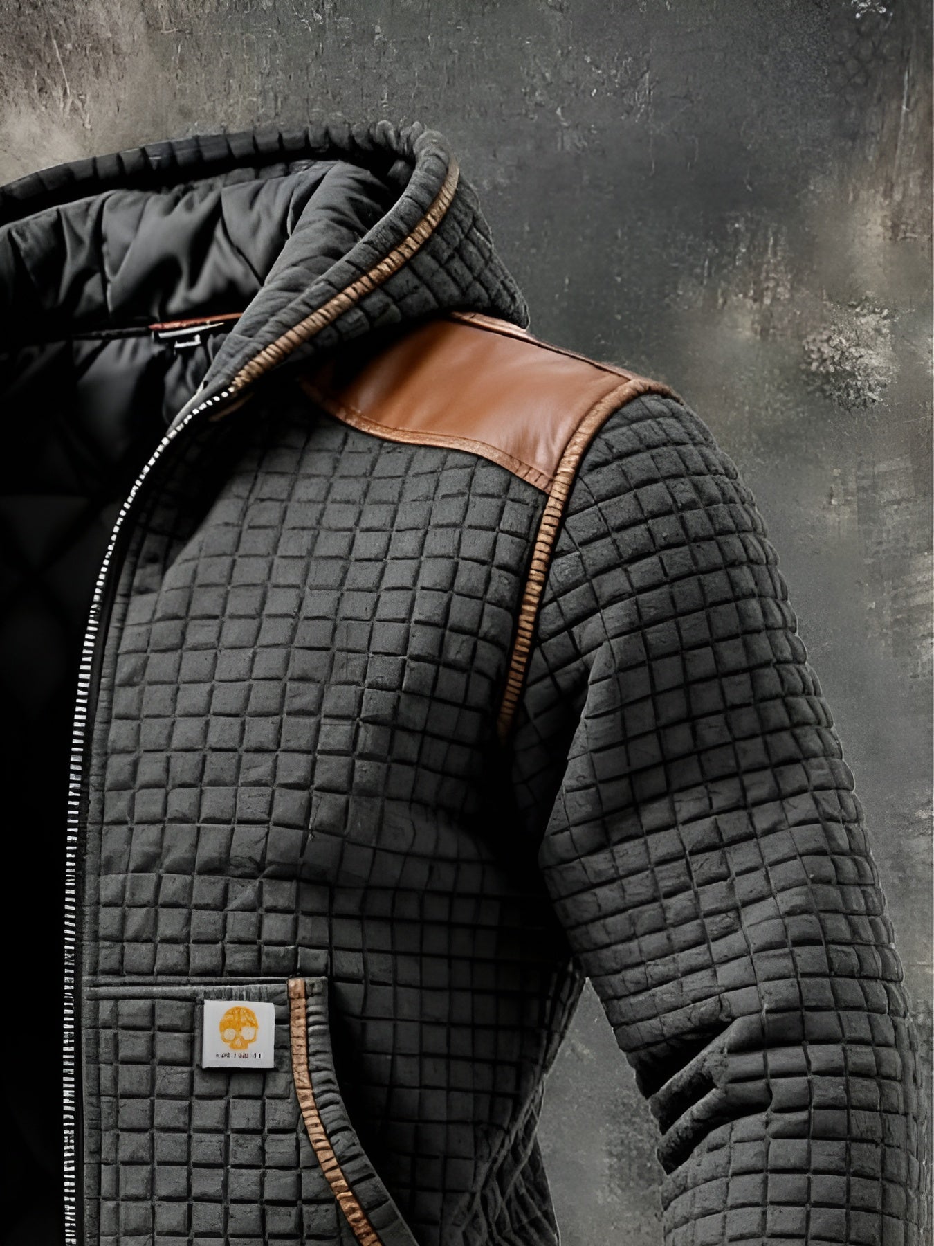 ALAN | GRAPHITE QUILTED JACKET