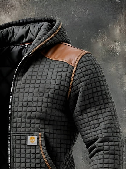 ALAN | GRAPHITE QUILTED JACKET