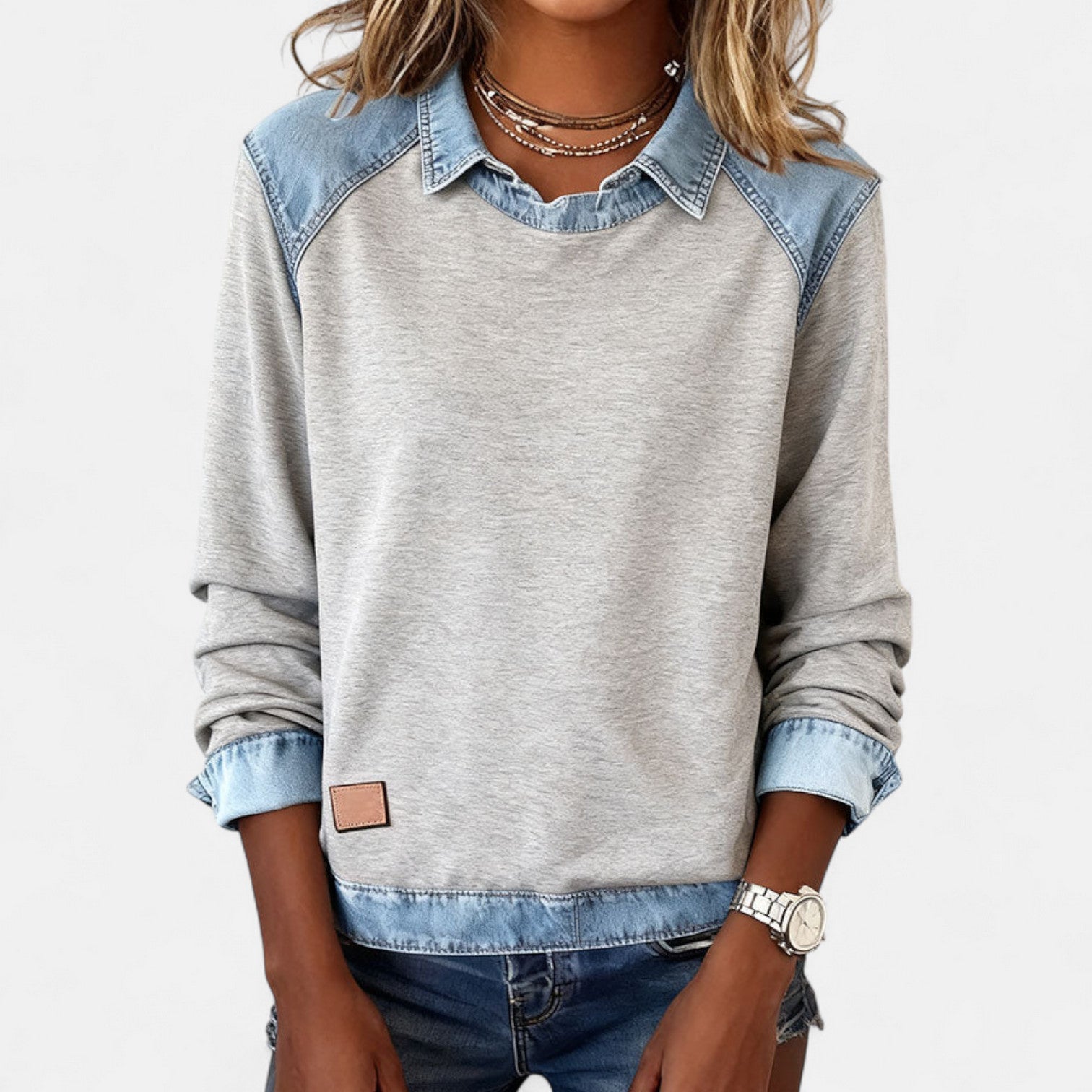 Women's Trendy Long-Sleeve Sweater, Fitted Silhouette | Sleek Modern Cut, Everyday Layer | 6 Colorways | S–3XL