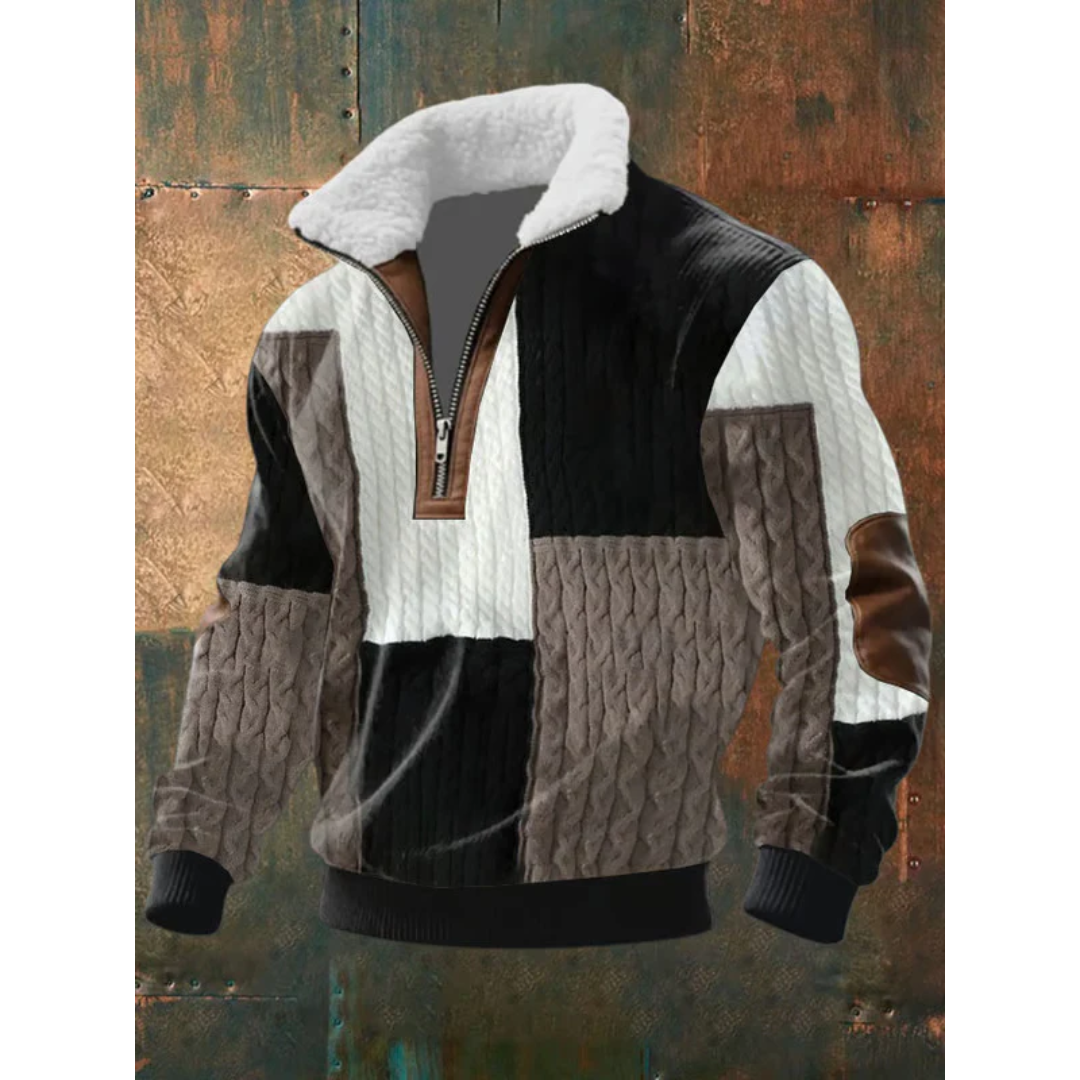 Holden | Classic High-Neck Zip Sweater