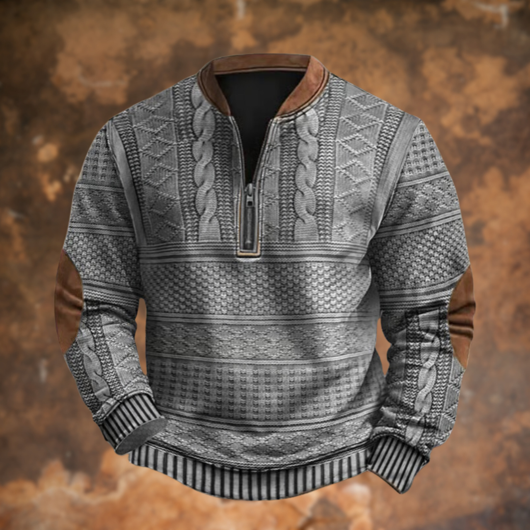 Sven | Herren Klassische Winterjacke mit Shearling-Futter — Reißverschluss-Vorderteil in 6 Farben | Westmere