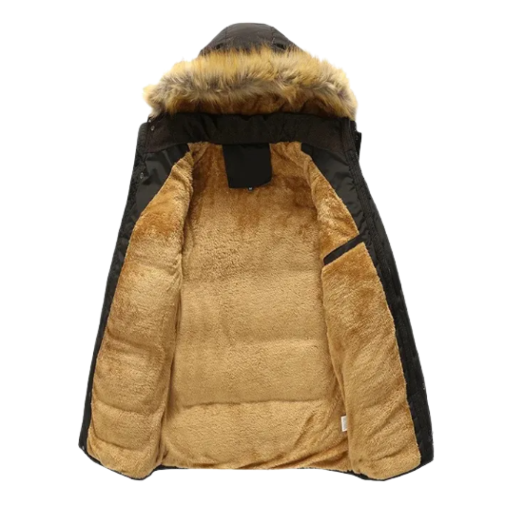 Scott | Stylish Winter Jacket in Quilted Fleece