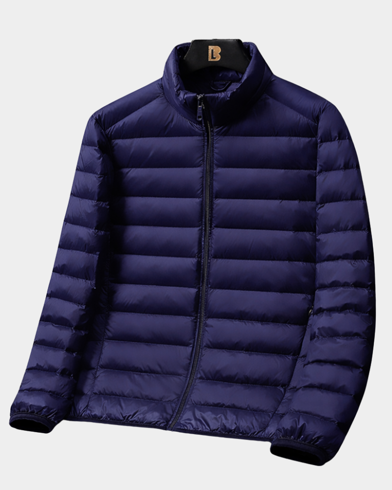 Usher | Herren Leichte Daunenjacke — Packbare Puffer für Alltag in 5 Farben M–3XL | Westmere