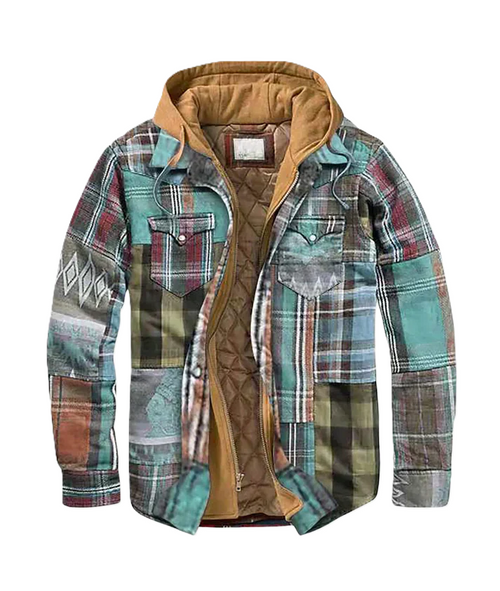 Charles | Patchwork check blazer