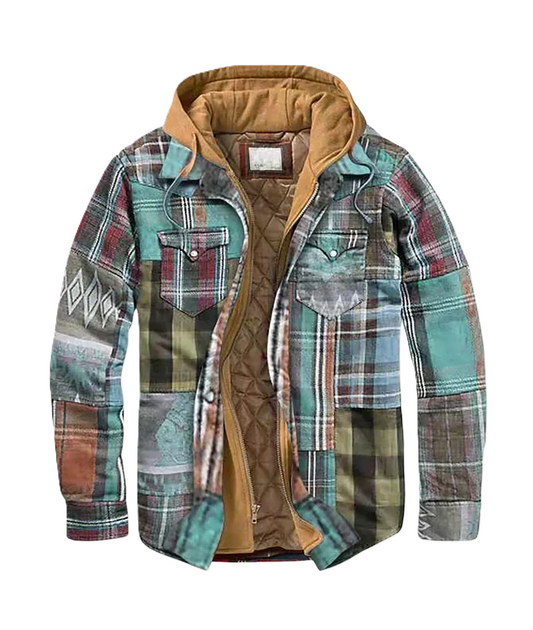 Charles | Patchwork check blazer