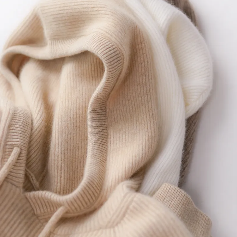 April Womens Cashmere Blend Hoodie