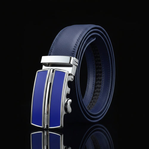 Terrence™ | Men’s Cowhide Leather Belt – Automatic Buckle Business Style