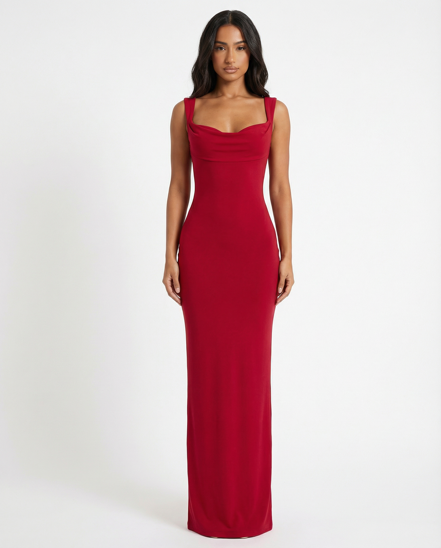 Backless Muse™ – Maxi Dress (Sculpted Minimalism & Bold Elegance)