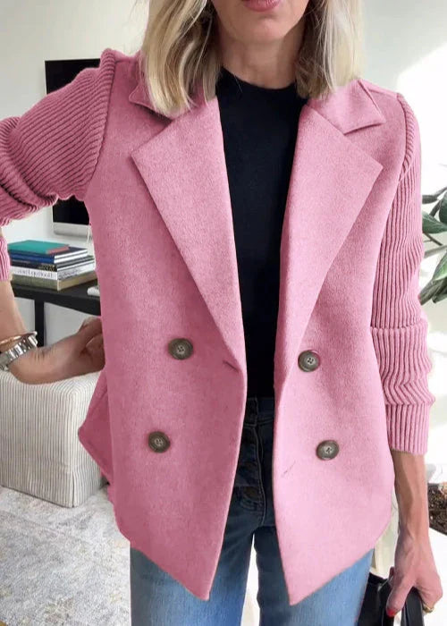 Women's Tailored Mid-Length Coat, Button Front | Sleek Silhouette, Elegant Detailing | 5 Colorways | S–5XL