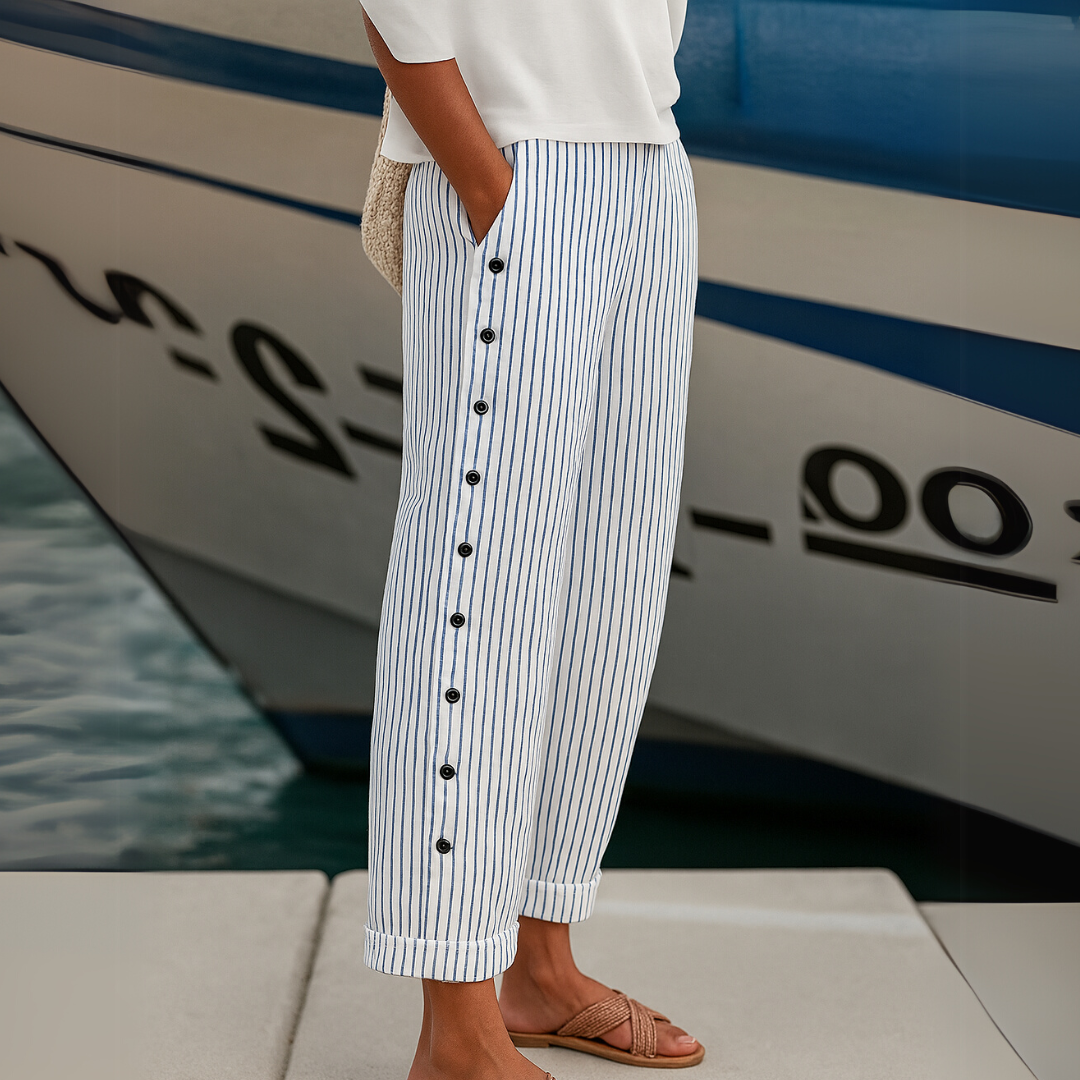 Rea™ | Striped Casual Stretch Pants
