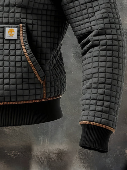 ALAN | GRAPHITE QUILTED JACKET
