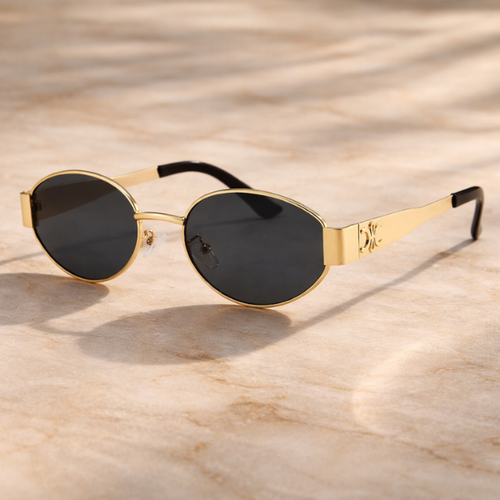 Celine - Oval Frame Fashionable Sunglasses