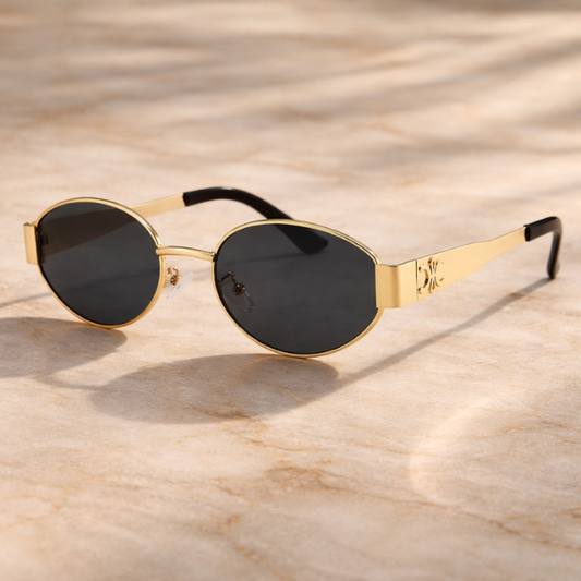 Celine - Oval Frame Fashionable Sunglasses