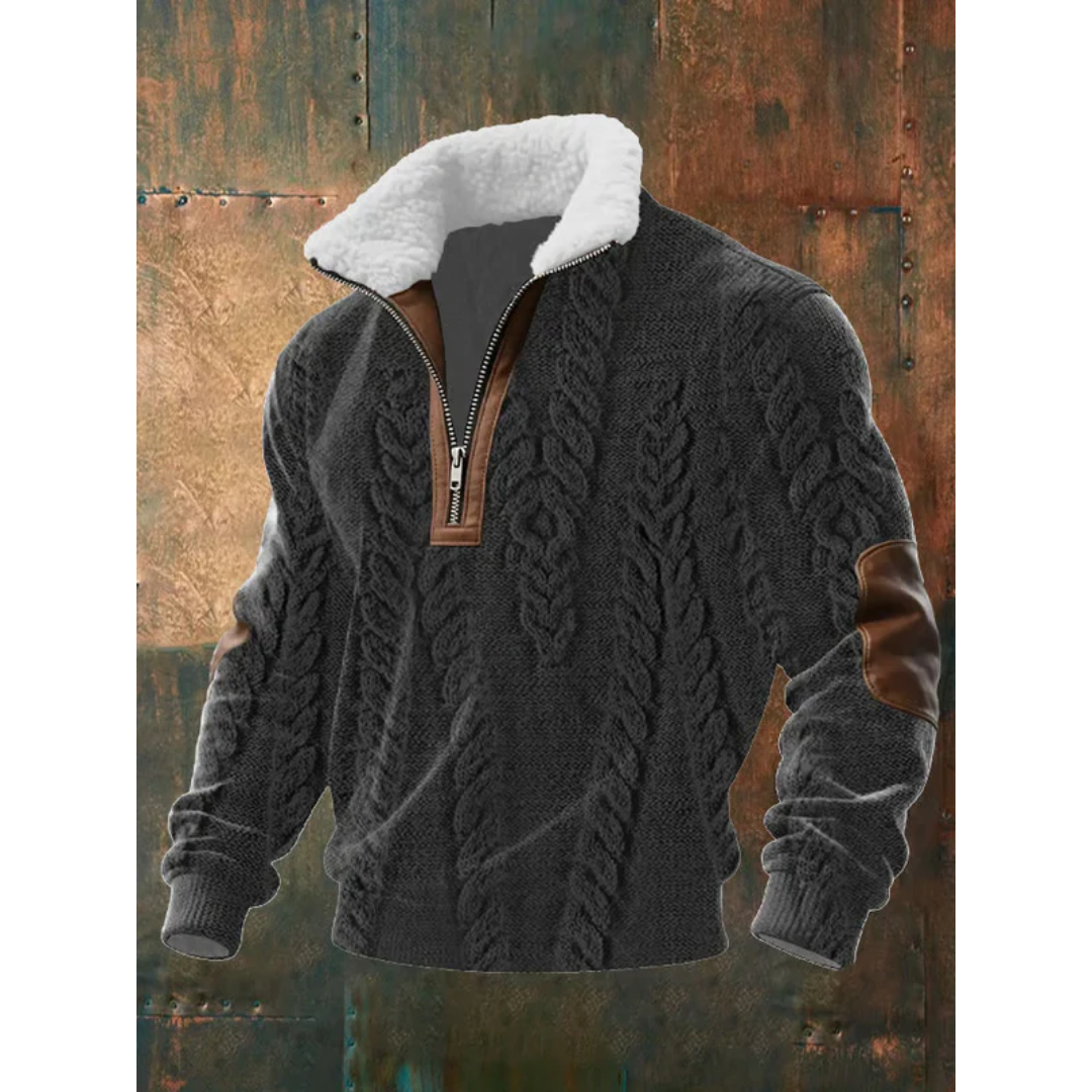 Holden | Classic High-Neck Zip Sweater