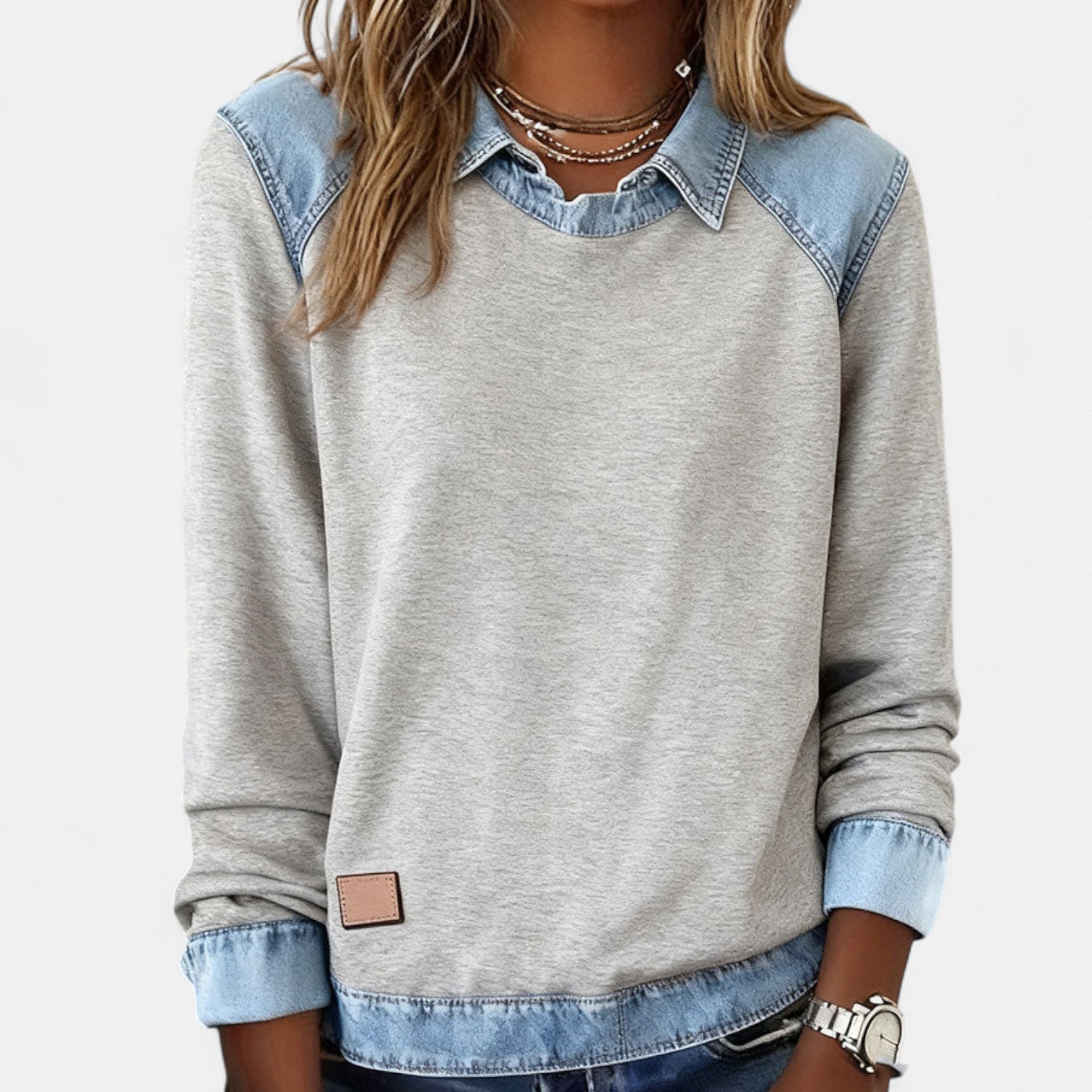 Women's Trendy Long-Sleeve Sweater, Fitted Silhouette | Sleek Modern Cut, Everyday Layer | 6 Colorways | S–3XL