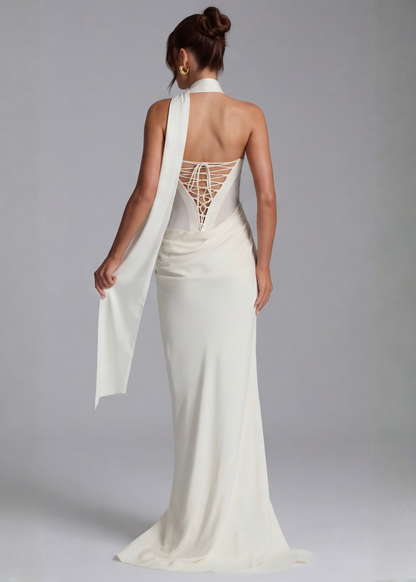 Muse™ – Maxi Dress (Elegant Draped Silhouette & Timeless Glamour)