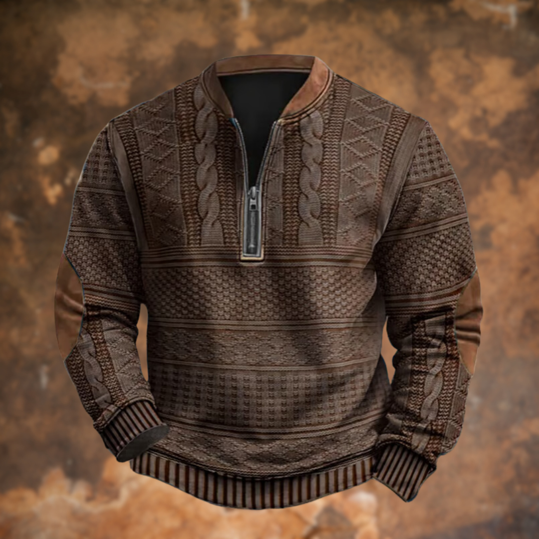 Sven | Herren Klassische Winterjacke mit Shearling-Futter — Reißverschluss-Vorderteil in 6 Farben | Westmere