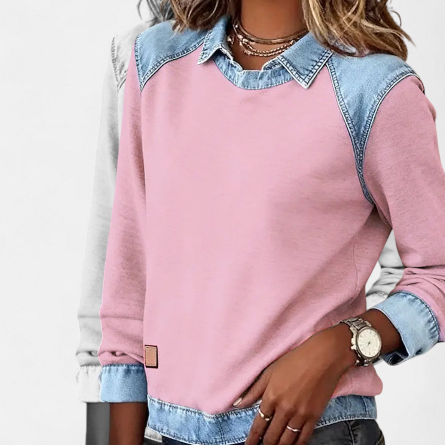 Women's Trendy Long-Sleeve Sweater, Fitted Silhouette | Sleek Modern Cut, Everyday Layer | 6 Colorways | S–3XL