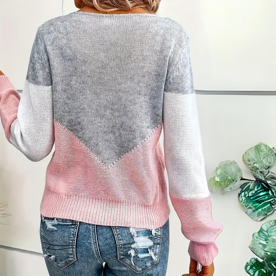 Wendy Womens Loose Fit Pullover Sweater for Everyday Wear