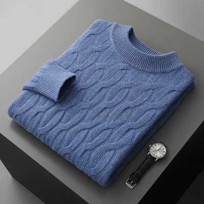 Patrick - Elegant pattern cashmere sweater