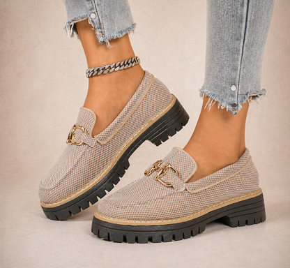 Liza™ | Breathable mesh loafers with thick sole