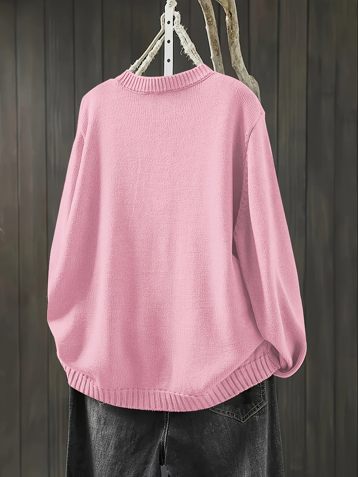 Women's Button-Accent Cardigan, Relaxed Fit | Timeless Layering Piece, One Size | 9 Colorways