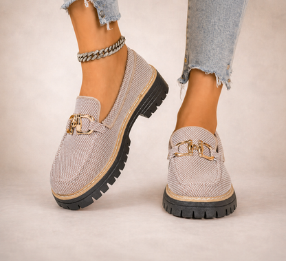 Aifa™ | Breathable mesh loafers with thick sole