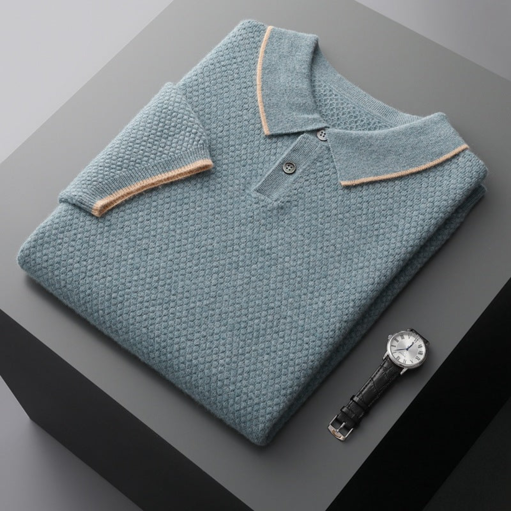 Aries - cashmere polo shirt