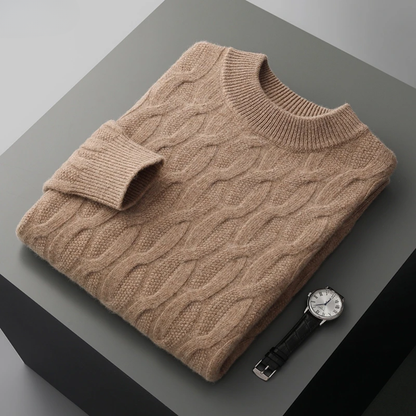 Patrick - Elegant pattern cashmere sweater