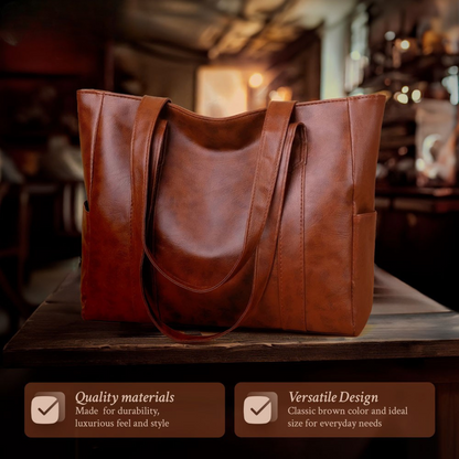 Susan™ | Luxury Minimalist Leather Shoulder Bag