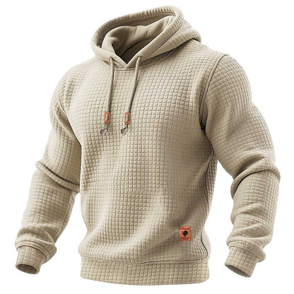 Kaelric™ | Quilted Waffle Knit Hoodie