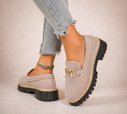 Aifa™ | Breathable mesh loafers with thick sole