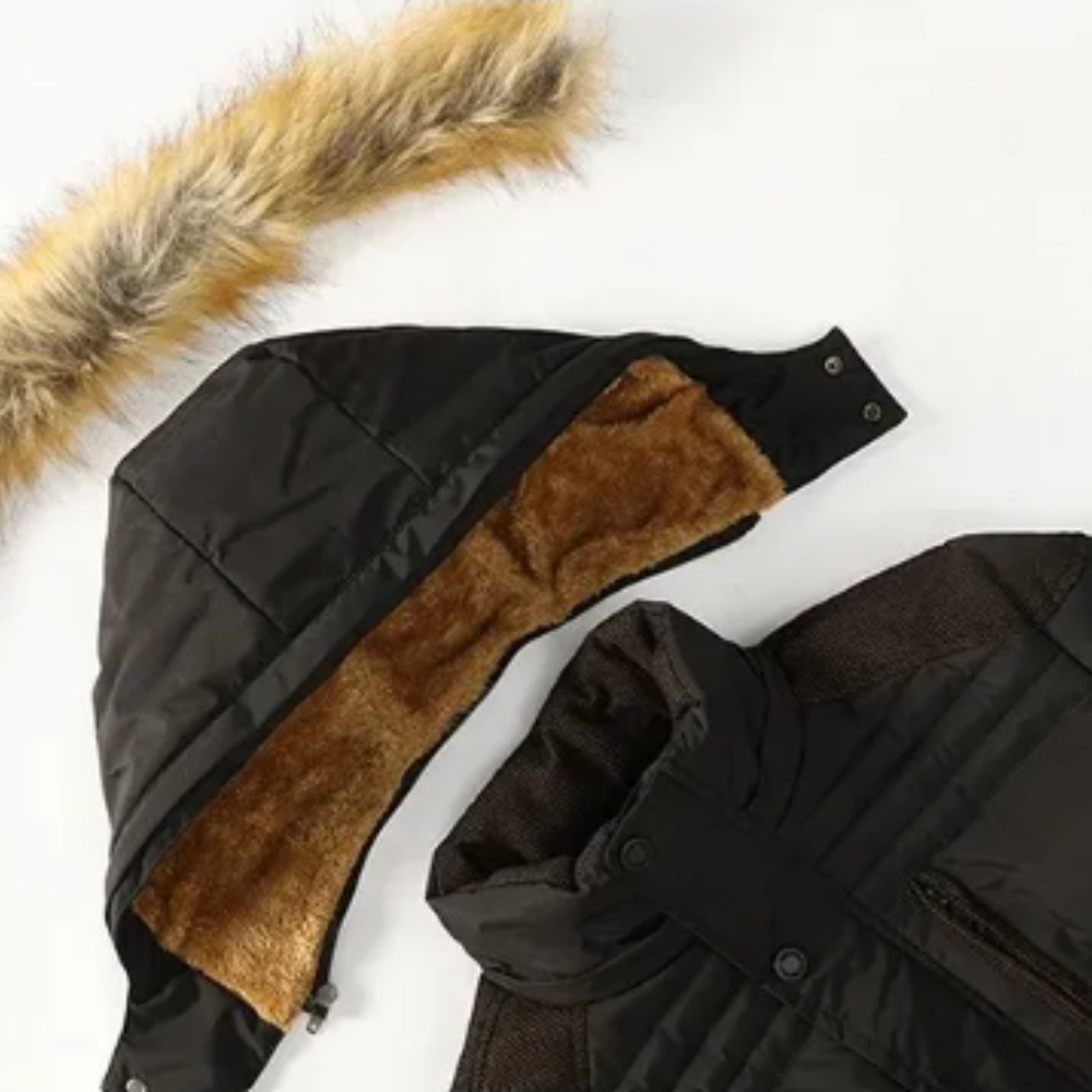 Scott | Stylish Winter Jacket in Quilted Fleece