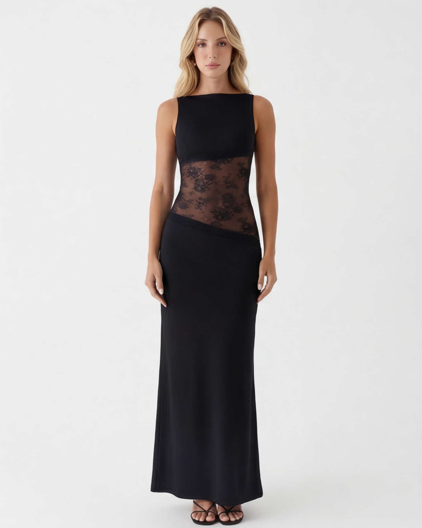 Veil Cut™ – Maxi Dress (Minimalist Elegance &amp; Subtle Seduction)