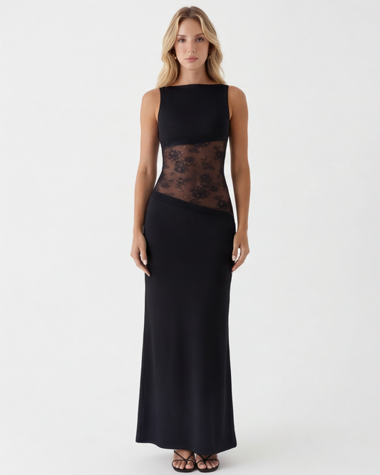Veil Cut™ – Maxi Dress (Minimalist Elegance &amp; Subtle Seduction)
