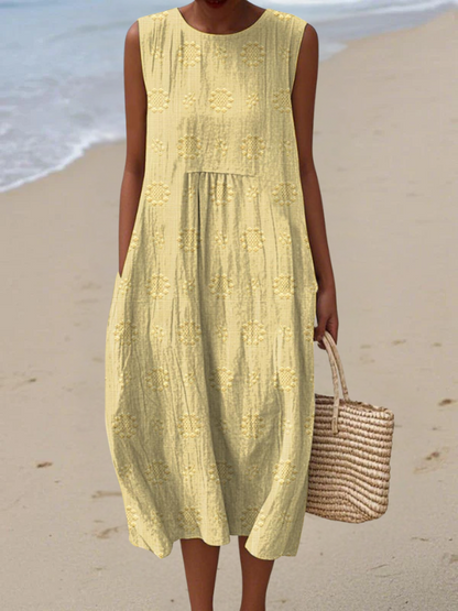 Rose™ | Embroidered Midi Dress