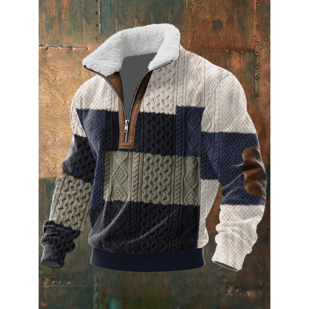 Holden | Classic High-Neck Zip Sweater